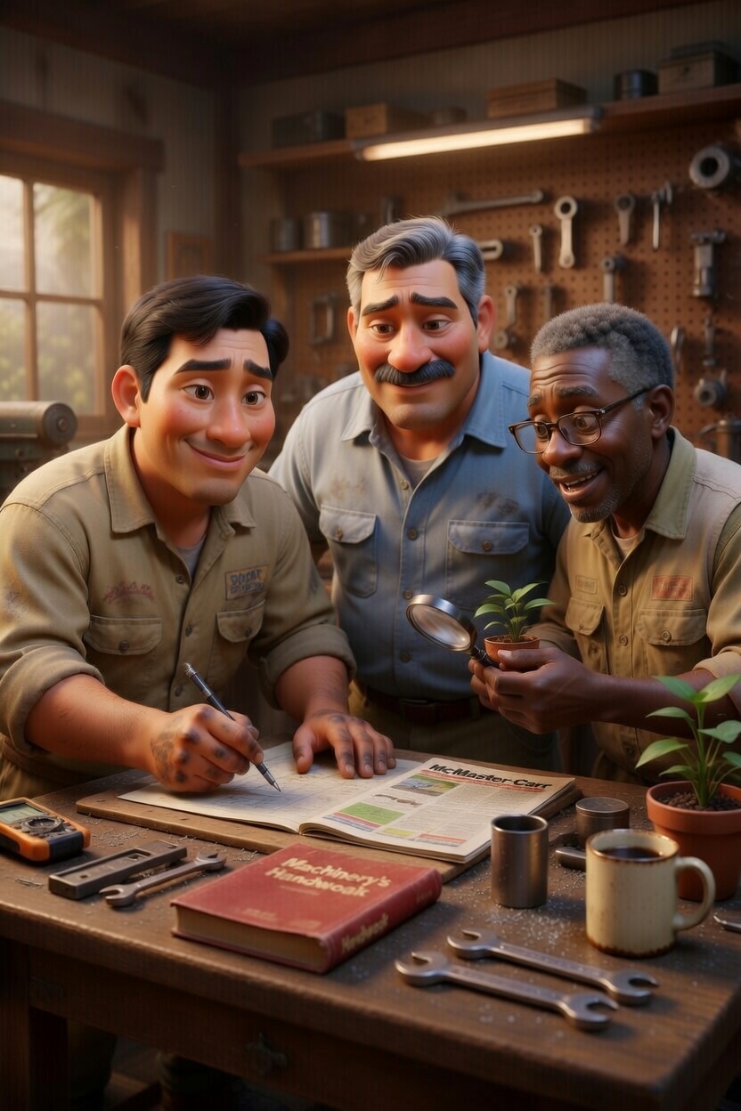 A dad tackling workshop and home repair projects